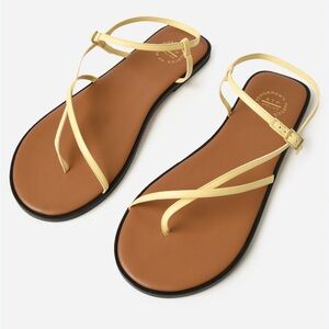 ATP Atelier All tomorrow’s parties Capri yellow Napa leather strappy sandals